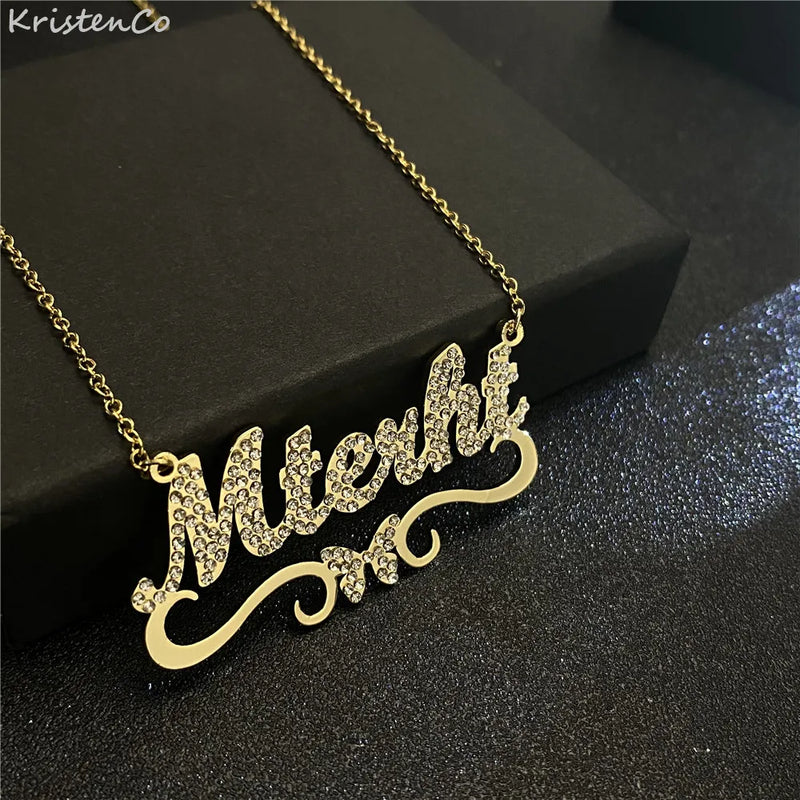 Personalized Butterfly Pendant Necklace Stainless Steel Material