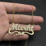 Personalized Butterfly Pendant Necklace Stainless Steel Material