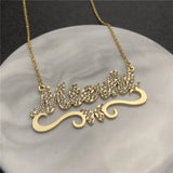 Personalized Butterfly Pendant Necklace Stainless Steel Material