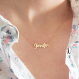 Personalized Name Necklace for Women, Stainless Steel Jewelry, Gift