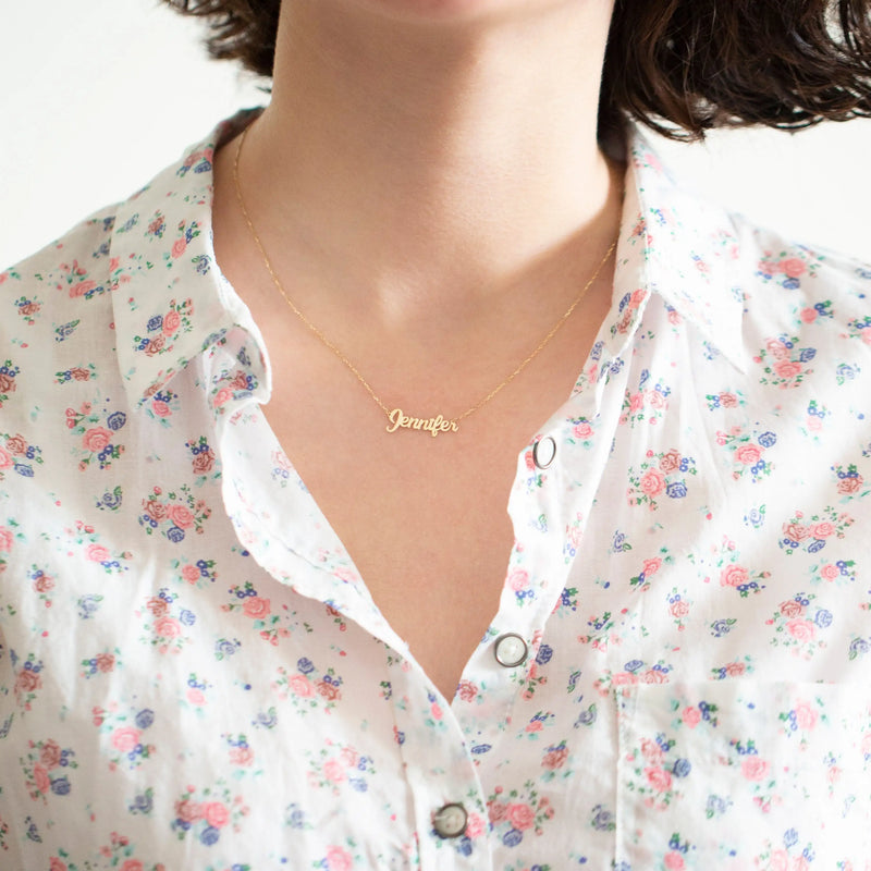Personalized Name Necklace for Women, Stainless Steel Jewelry, Gift