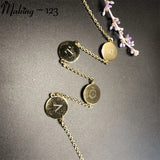 Petite Flower Charm Choker Necklace Stainless Steel Women's Jewelry