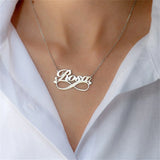 Name Necklace Stainless Steel Pendant Necklace Personalized for Women