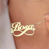 Name Necklace Stainless Steel Pendant Necklace Personalized for Women