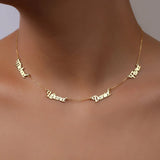 Personalized Stainless Steel Name Necklace - Multiple Names