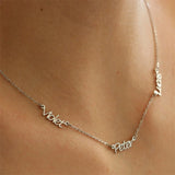 Personalized Stainless Steel Name Necklace - Multiple Names