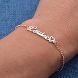 Personalized Stainless Steel Name Bracelet-Custom Jewelry-Birthday Gift