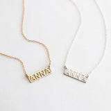 Customized Stainless Steel Nameplate Necklace