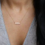 Customized Stainless Steel Nameplate Necklace