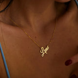 Custom Name Necklace, Valentines Gift, Personalized Nameplate Necklace