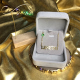 Personalized Birthstone Name Necklace for Women
