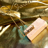 Personalized Birthstone Name Necklace for Women