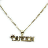 Crown Name Necklace 18K Chain Personalized Jewelry