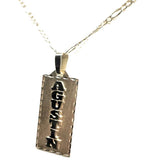 Name Necklace With Chain Pendant Stainless Steel Personalized Jewelry