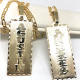 Name Necklace With Chain Pendant Stainless Steel Personalized Jewelry