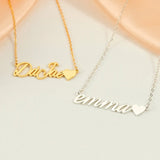 Heart Name Necklace, Personalize Jewelry, Birthday Gift