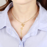 Personalised Name Necklace with Twelve Birth Flowers for Women