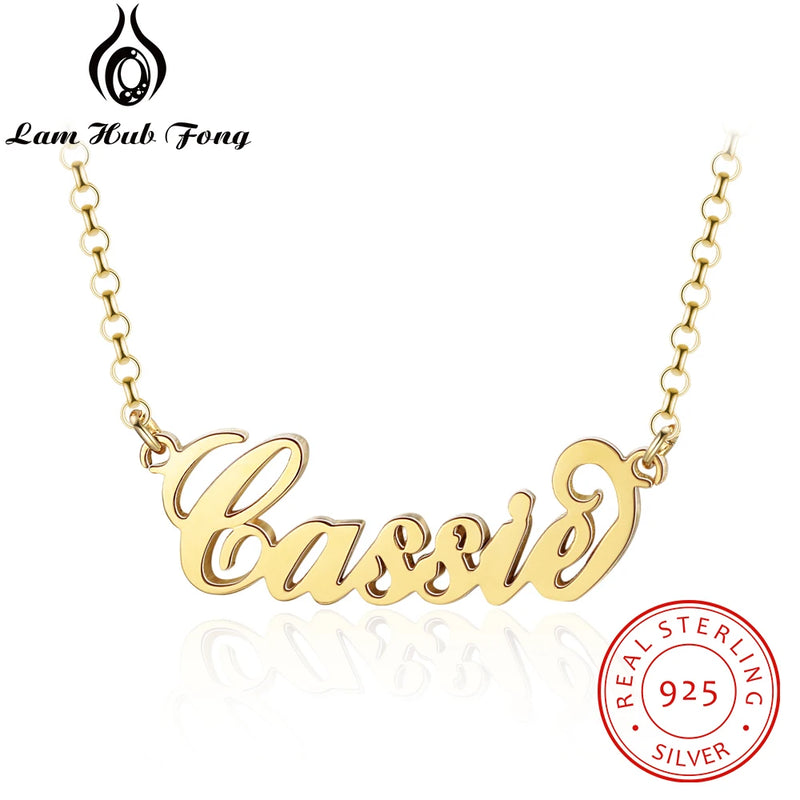 Personalized Engraved Nameplate Necklace Choker for Women