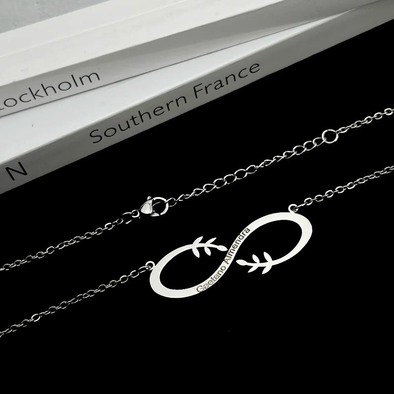 Custom Name Necklace for Women Men Personalized Stainless Steel Necklaces