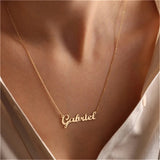 Custom Stainless Steel Name Necklace - Personalized Font - Ideal Gift