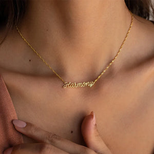 Water Wave Chains Choker Necklace Personalised Stainless Steel Jewelry Gift