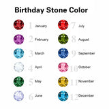 Personalized Name Necklace with Birthstone