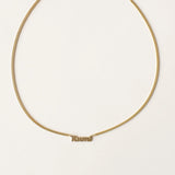 Personalized Name Necklace with Bold Cuban Chain