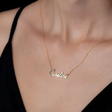 Personalized Diamond Pendant Name Necklace