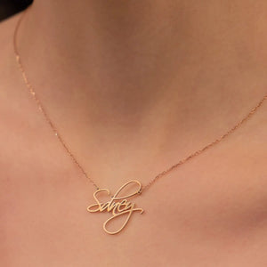 Personalized Name Necklace, Stainless Steel Mother's Jewelry
