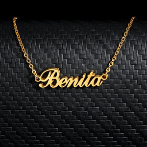 Custom Stainless Steel Name Necklace Pendant