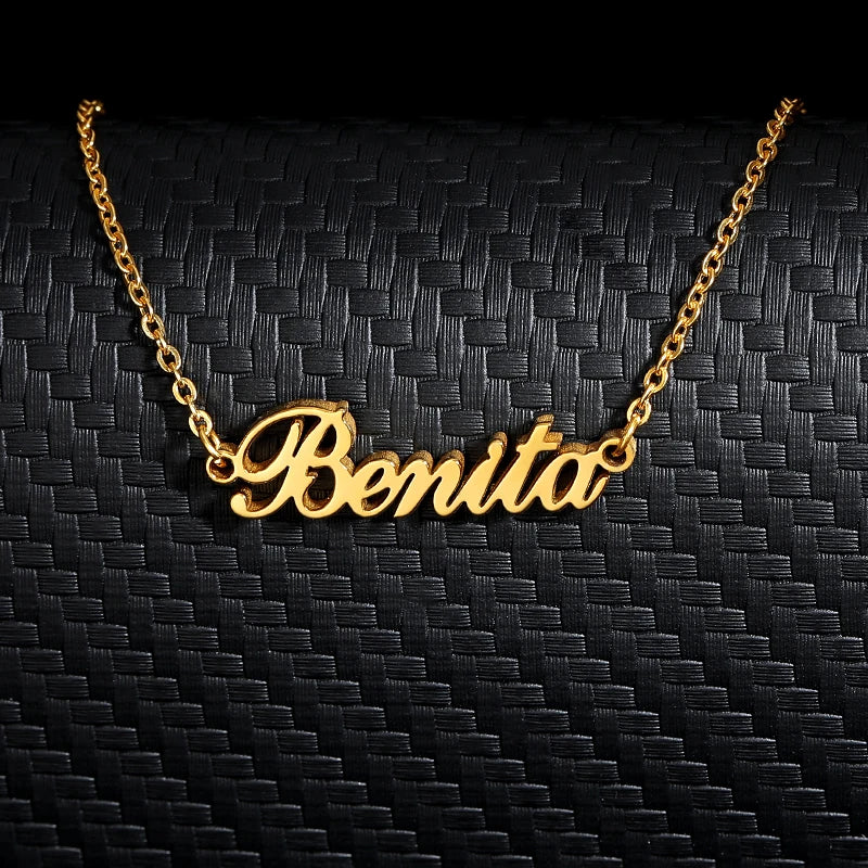 Custom Stainless Steel Name Necklace Pendant