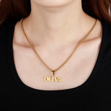Personalized Name Necklace 18K Gold-Plated Stainless Steel