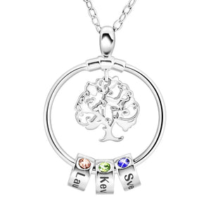 Life of Tree DIY Beaded Necklace Mother's Gift