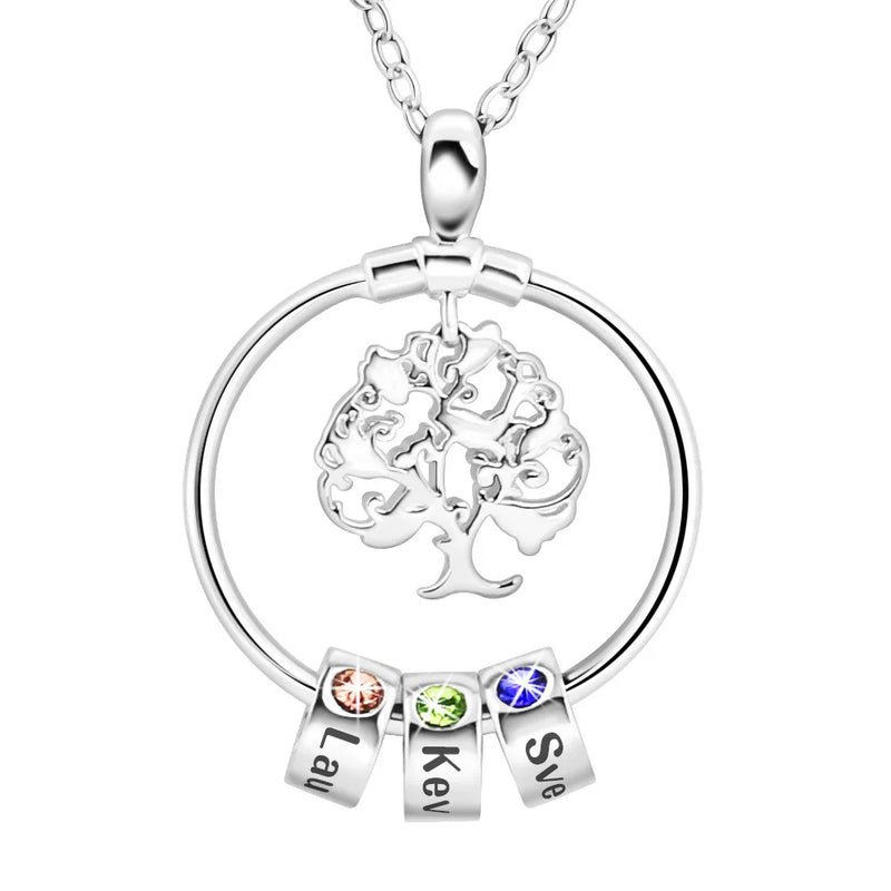 Life of Tree DIY Beaded Necklace Mother's Gift