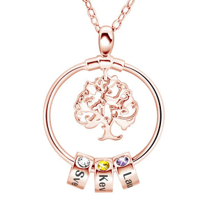 Life of Tree DIY Beaded Necklace Mother's Gift