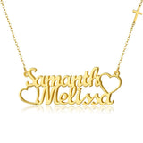 Personalised Stainless Steel Cross Pendant Necklace for Women