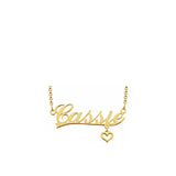 Personalized Name Necklace Handwriting Signature Pendant Necklace