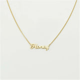 Custom Name Necklace for Women, Stainless Steel Personalized Jewelry