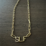 Personalized Stainless Steel Name Necklace with Cubic Zircon Letters Pendant