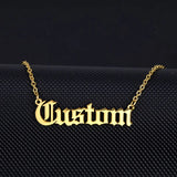 Customizable Stainless Steel Name Necklace