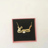 Personalized Name Necklace with Heart - Bling Jewelry for Women Men