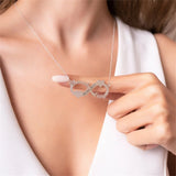 Personalized O-Chain Necklace with Heart Gift for Girls