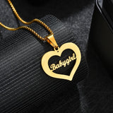 Name Personalized Jewelry Stainless Steel Pendant Necklaces