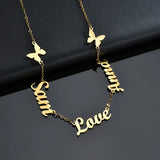 Personalized Name Stainless Steel Cross Necklace