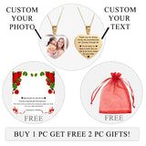 Name Photo Heart Necklace Personalized Nameplate Silver Necklaces for Women
