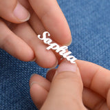 Custom Name Pin, Personalized Name Brooch for Women