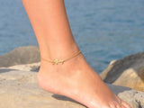 Custom Stainless Steel Name Anklet Women
