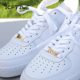 Personalized Shoe Buckle Sneakers Tag Stainless Steel Jewelry Gift