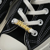 Custom Name Shoe Buckle Stainless Steel Chain Jewelry