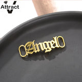 Custom Name Shoe Buckle Stainless Steel Chain Jewelry